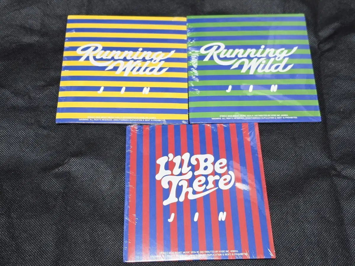 석진 JIN 싱글 CD running wild외